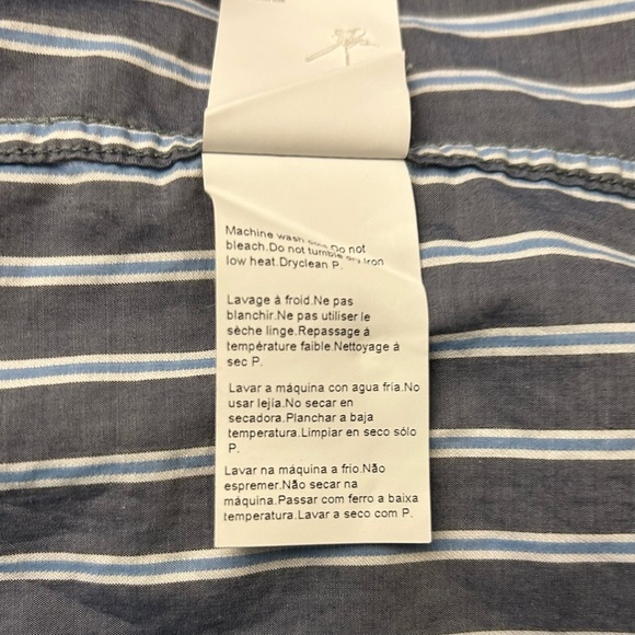 BOSS HUGO BOSS Men's Gray Striped Shirt XXL regular - Picture 5 of 10